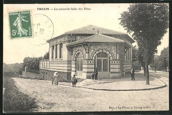 CPA Thiais, La nouvelle Salle des Fetes 1909