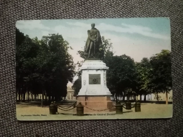 Cpa Nancy Cours Leopold Statue De Drouot