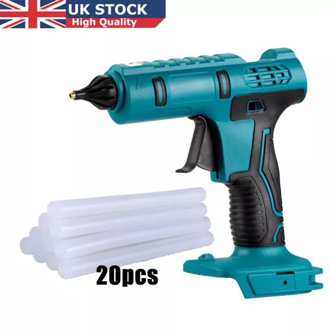 Hot Melt Glue Gun 100W Electric Adhesive Sticks Gun Hobby Craft Diy for Makita