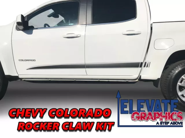 Fits Chevy Colorado Rocker Claw Stripes 3M Graphics Vinyl Decals Stickers 15-22