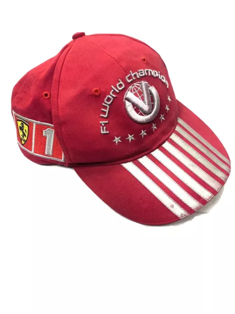 F1 Michael Schumacher Ferrari Formula 1 World Champion Racing Cap Hat