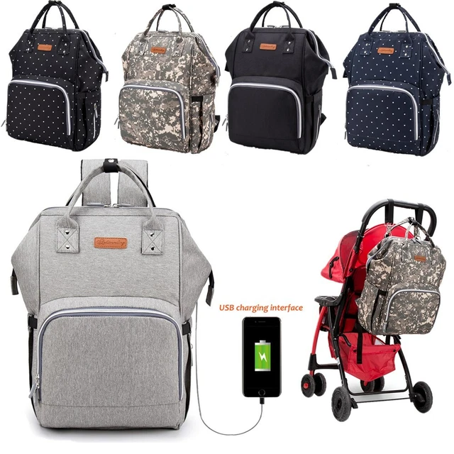 Mummy Baby Diaper Bag Backpack Maternity Nappy Changing Bag Waterproof Fashion