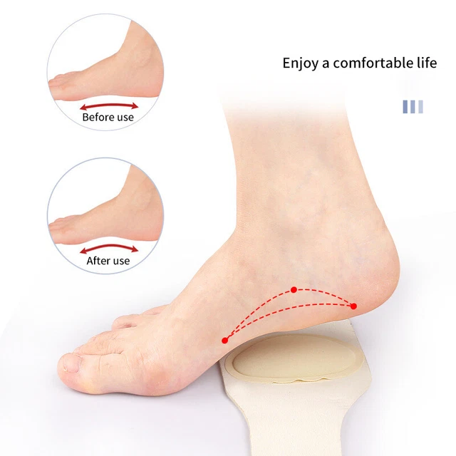 1Pairs Arch Support Sleeves Foot Pads Spurs Foot Care Flat Feet Relieve Pain ~~