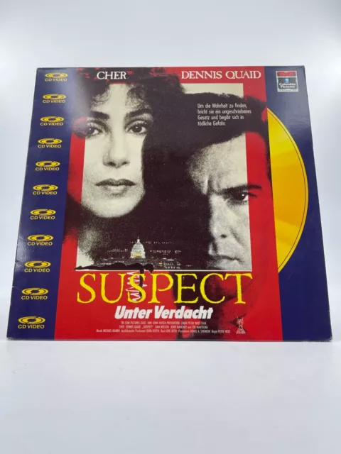 SUSPECT - Unter Verdacht - CD VIDEO Laserdisc - Laser Videodisc - LD