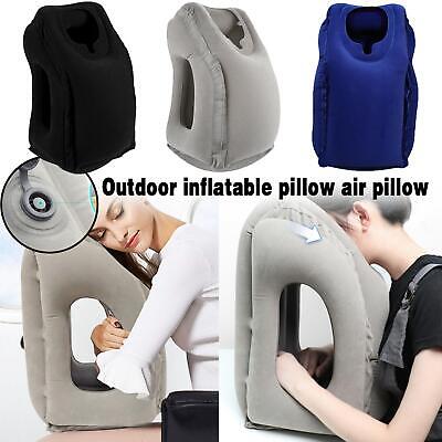 Inflatable Air Cushion Travel Pillow Headrest Chin Support Cushions for Office