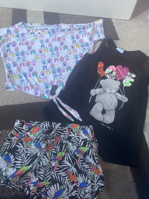 Girls 7/8 Years Summer Bundle Tops & Shorts