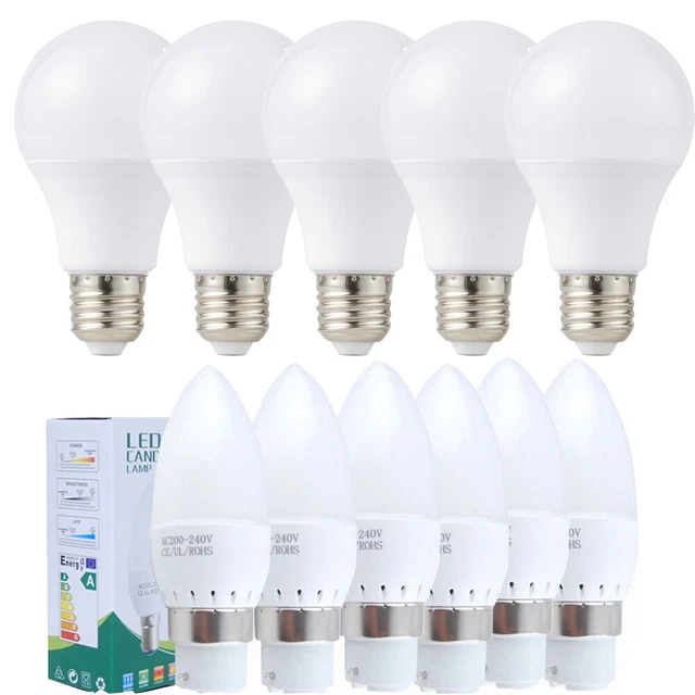 LED Golf Globe Candle Round Light Bulbs 3W-18W E27 E14 B22 B15 Warm Cool White