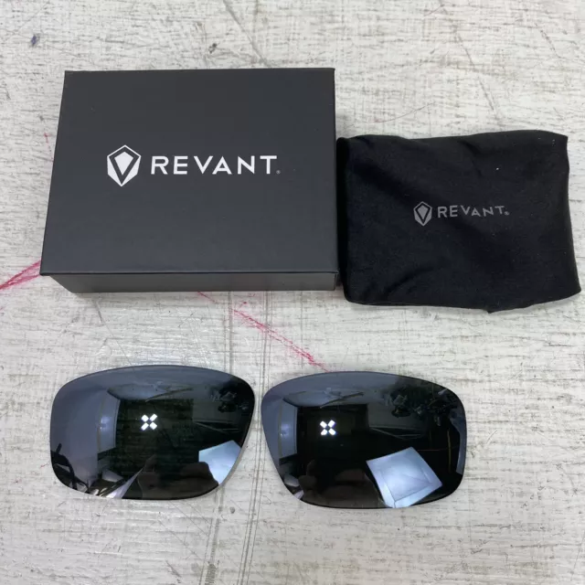 Revant Replacement Lenses Oakley Valve Elite Polarized Black Chrome MirrorShield