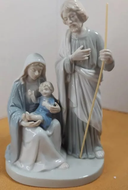 Vintage Homco  Holy Family Figurine Mary Joseph & Baby Jesus