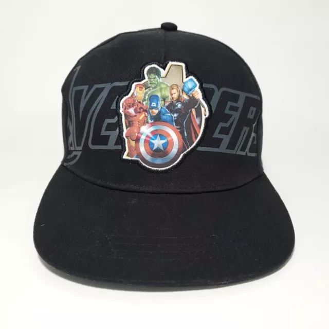 Marvel Comics Avengers Snapback Adjustable Baseball Cap Hat Black