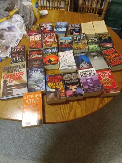 stephen king books hardcover lot