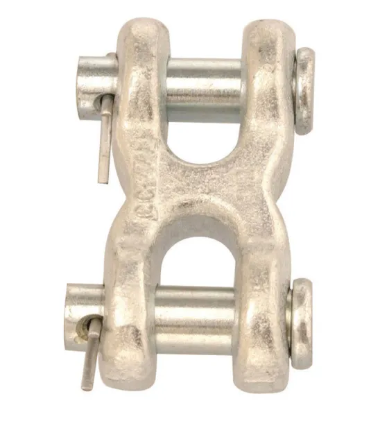 Campbell Zinc-Plated Forged Steel Double Clevis 5400 lb 2-27/32 in. L