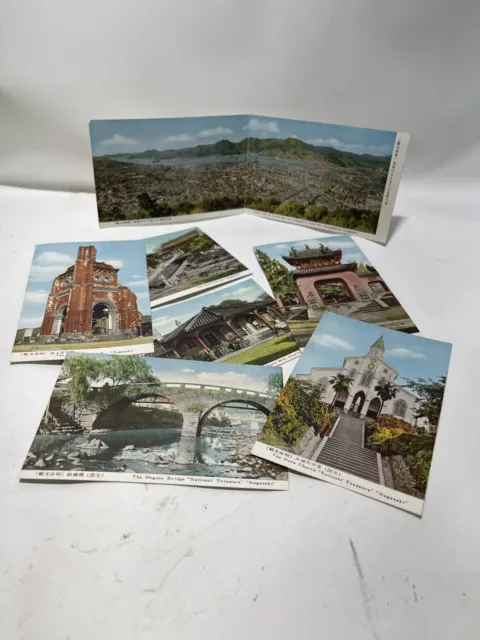 Vintage Nagasaki Post Cards Lot Of 8