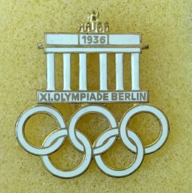 1936 BERLIN Olympic Games PIN BADGE Olympiad GERMANY Olympia Olympiade