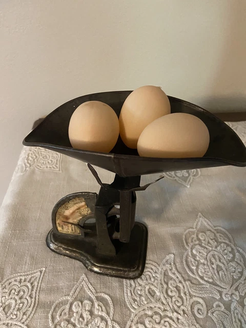 Vintage Small Cast Iron Scale-adorable!