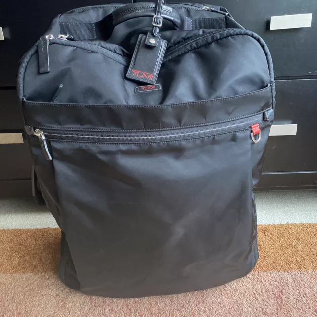 Tumi Voyageur Nylon Leisure Travel Black Carryon Luggage Suitcase Wheels Black
