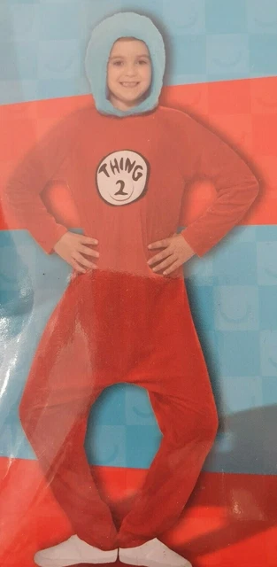 Costume robe fantaisie enfants Dr Seuss Thing 1 2 filles garçons robe fantaisie livre semaine