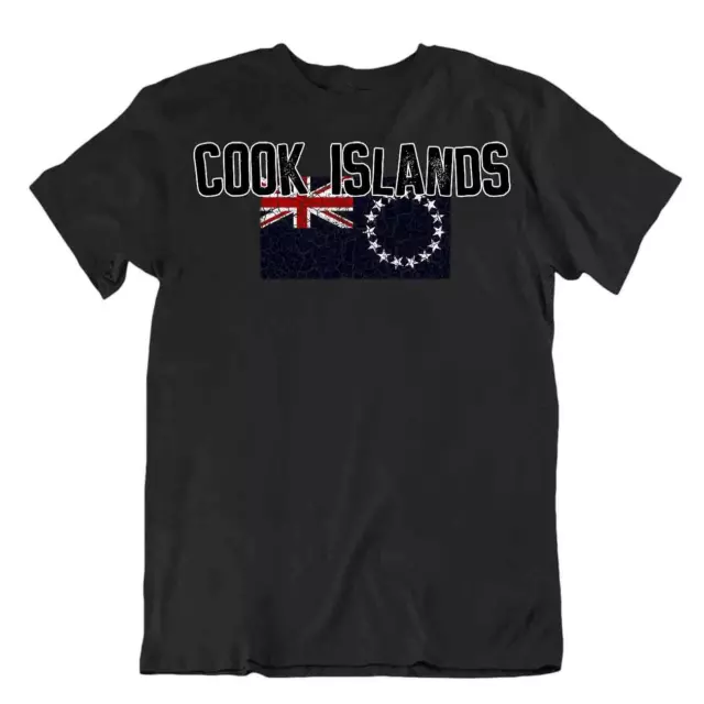 Îles Cook Drapeau Souvenir voyage cadeau patriote tourisme vacances T-shirt mode