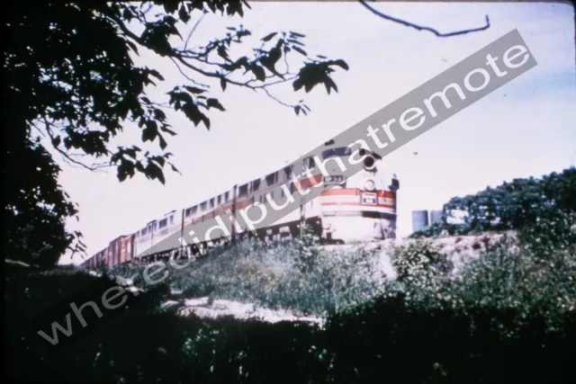 Railroad Slide CB&Q 123A EMD F3A by C.R. Harrison Duplicate