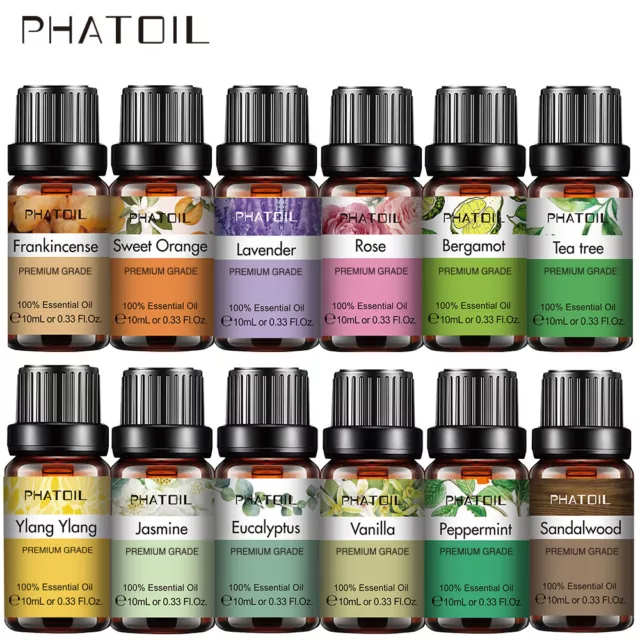 10 mL Essential Oils - Therapeutic Grade -Pure Natural-Aromatherapy Diffuser Oil