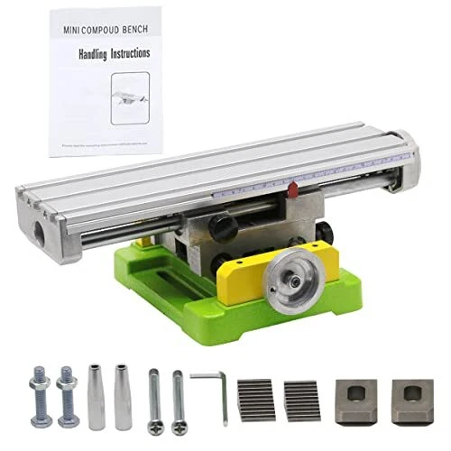 Mini Precision Milling Machine Worktable Multifunction Drill Vise Fixture Wor...