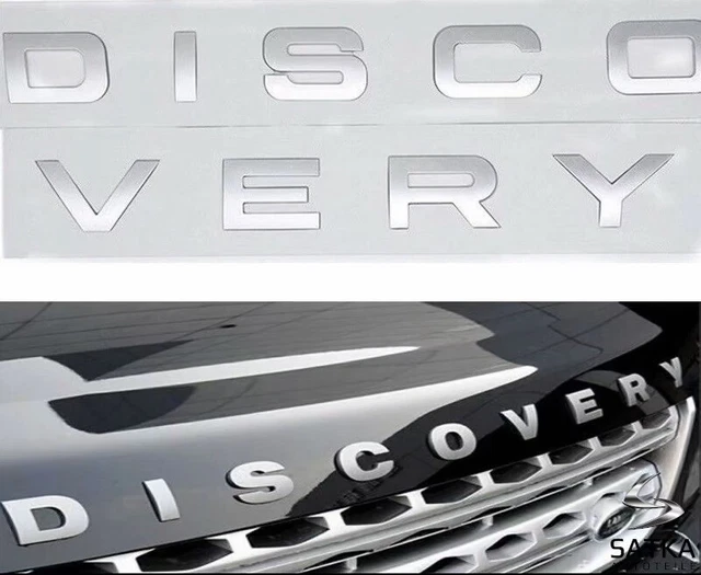Range Rover Discovery 5 Buchstaben, Schwarz, 2 Stück Für Motorhaube Und Kofferraum