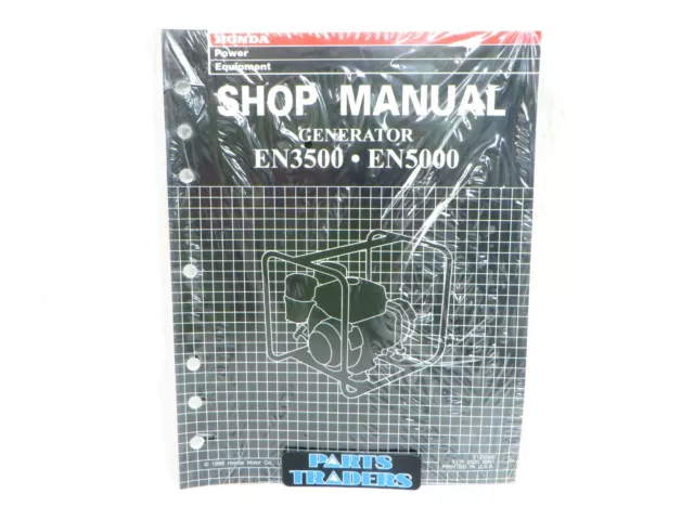 NOS Genuine Honda Shop Service Repair Manual EN3500 EN5000 Generator 61Z0000