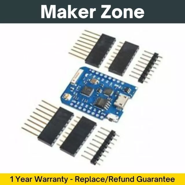 [MZ] Wemos D1 Mini/Mini Pro 16MB ESP8266/ESP12 WiFi NodeMCU + Antenna 3