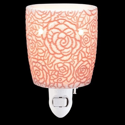 SCENTSY MINI-DUFTLAMPE & Rosie " mit Wandstecker in OVP EUR 18,00
