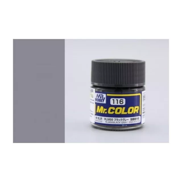 Peintures Mr Color C116 Black Grey