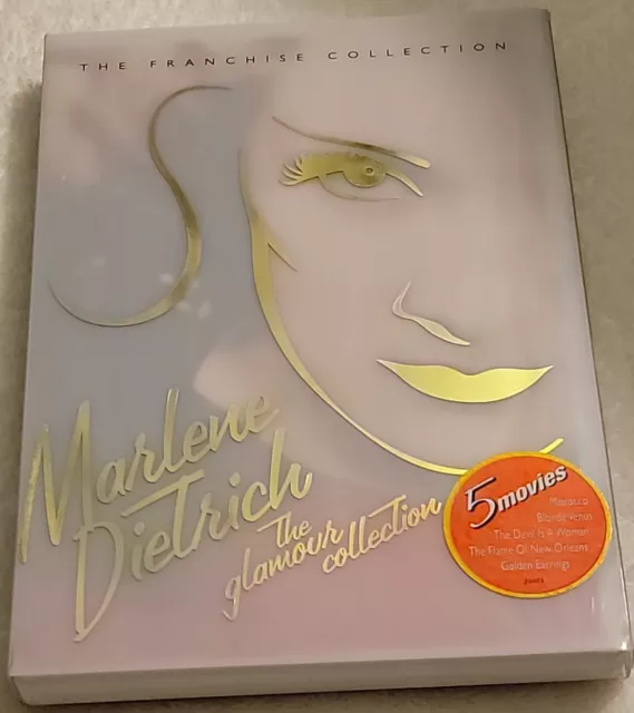 Marlene Dietrich The Glamour 5 movie Collection DVD Disc Set w/ Slipcover