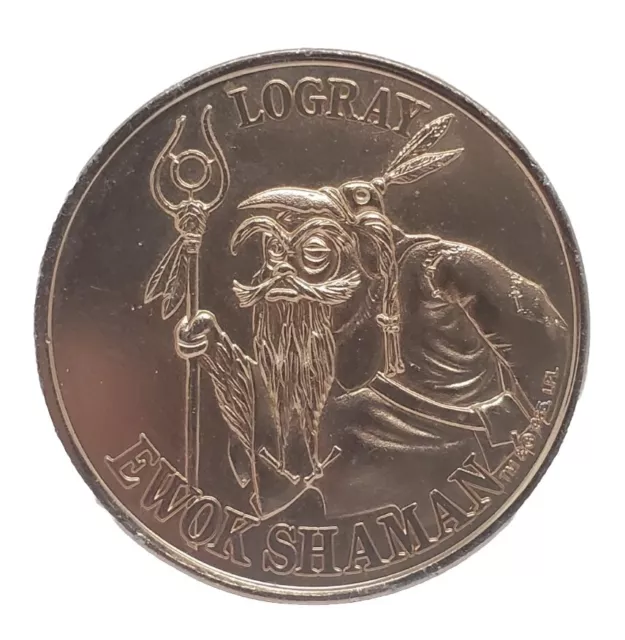 Vintage Star Wars Ewoks LOGRAY COIN