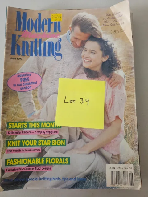 Knitting Machine Magazine: Modern Machine Knitting Magazines X 10 (Lot 34)