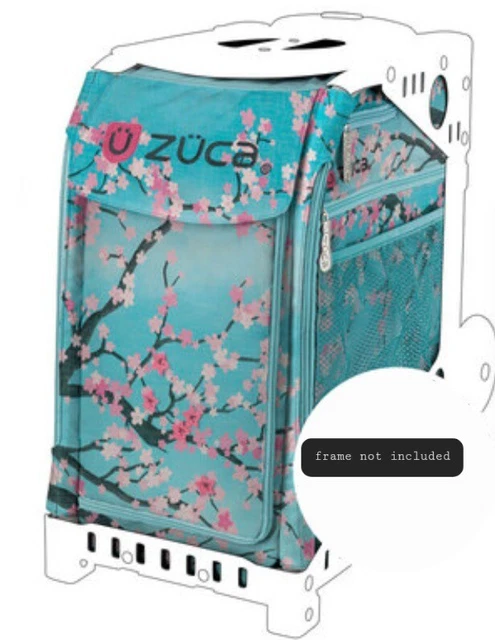 ZUCA Island Life Sport Insert Bag & Frame - Black With Non-Flashing Wheels