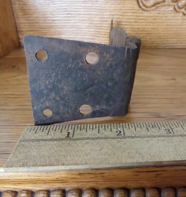 Antique 1800’s Barn Chest or Door Strap Hinge Hand Wrought Cast Iron 6