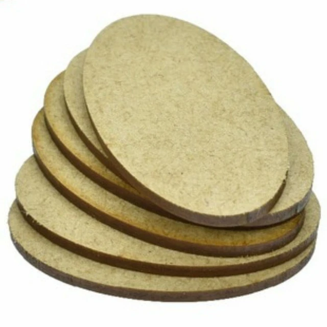 3mm MDF Runde Holzscheibe Rund Holz Scheiben Kreis Basteln Ø50mm-Ø580mm