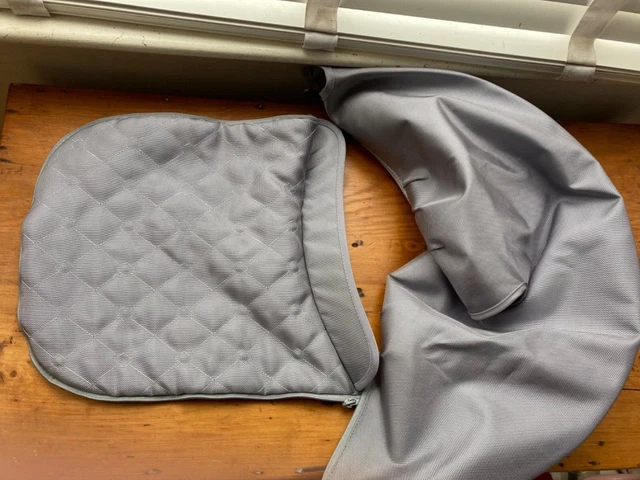 Telas de carrycot Uppababy Vista/Cruz 2015+ plata pascual (gris)