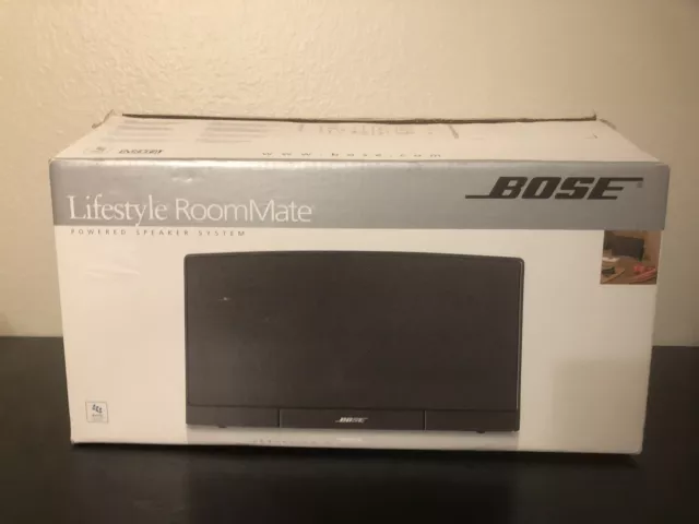 Bose Lifestyle RoomMate (Black) Powered Speaker New Open Box