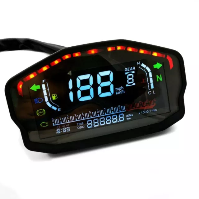 Set: Motorrad Tachometer LCD Digital Drehzahlmesser Analog Zaddox TM1 +  Lenkerblinker Motorrad Lumitecs TS4 Lauflicht Blinker LED für Lenker  Armatur mit E-Prüfzeichen getönt ✓ Jetzt Bestellen!