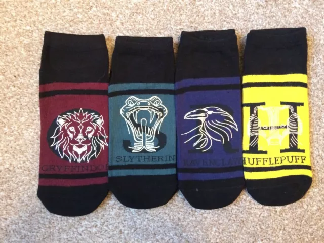 Harry Potter Women's Sport Socks Primark Gryffindor Slytherin Hufflepuff Ladies