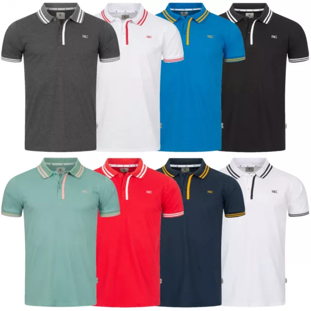 Herren T-Shirt Poloshirt TShirt Herren Shirt Basic Sommer Polokragen H-283 S-5XL