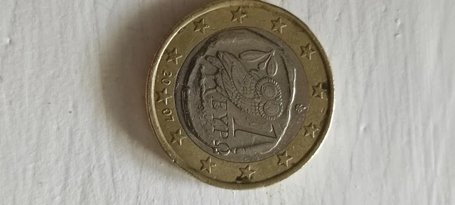 MONETA RARA DA 1 euro grecia 2002 con gufo - Pezzo raro di alto valore