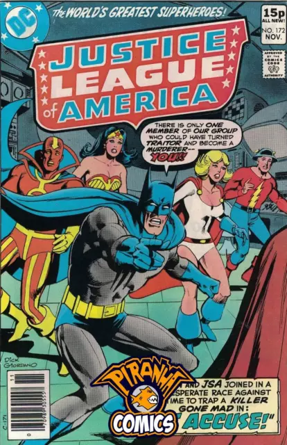 Justice League Of America #172 Pence Copy (1960) Gd/Fn Dc*