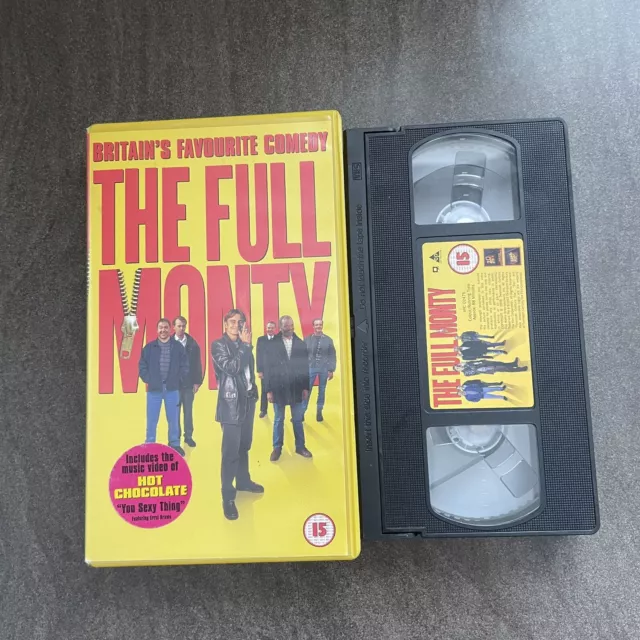 The Full Monty VHS Video Tape, Robert Carlyle, Tom Wilkinson, 1997, Comedy