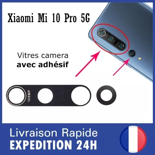 Pour Xiaomi Mi 10 Pro 5G vitre lentille arrière appareil photo camera lens cover