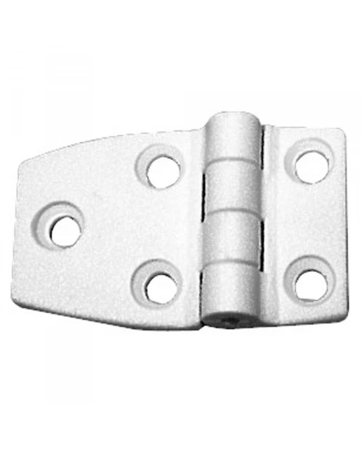 Charnière nylon 54x38mm blanc