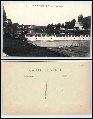 FRANCE Postcard - Joinville le Pont, Le Barrage N16