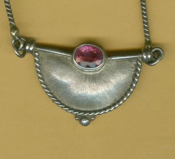 STUNNING Vintage ART DECO Sterling SILVER Necklace