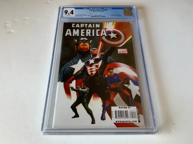 Captain America 600 Cgc 9.4 White Pages Winter Soldier Marvel Comics 2009 A8L