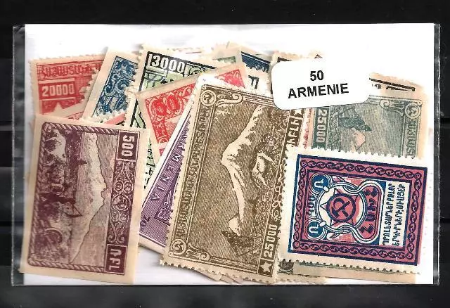 ARMENIE - ARMENIA collections de 10 à 50 timbres différents